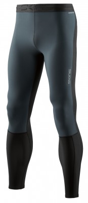 Skins DNAmic Thermal Windproof Mens Long Tights Black/Charcoal - termální kompresní kalhoty - jen vel. S
