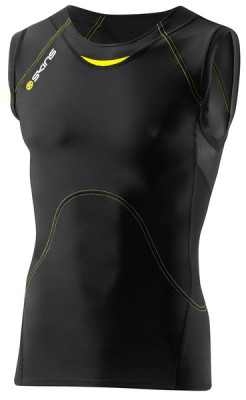 Skins Bio A400 Mens Black/Yellow Top Sleeveless