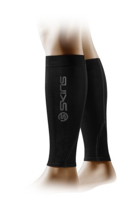 Skins Essential Black/Charcoal Calftights mx (Unisex) - pouze vel. XS