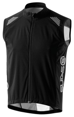 Skins Cycle  Mens Black/Grey Wind Vest