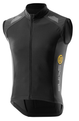 Skins Cycle Mens Black/Graphite Thermal Vest