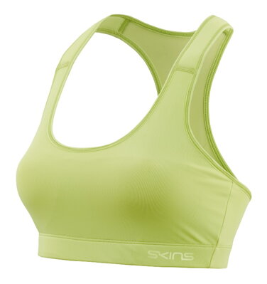 Skins DNAmic FLUX Sports Bra Fluro Apple