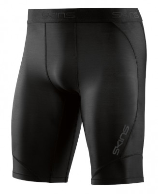 Skins DNAmic Mens Half Tights Black/Black - pouze vel. S