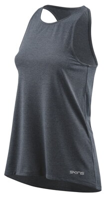 SKINS Activewear Siken Womens Tank Top Navy Blue/Marle