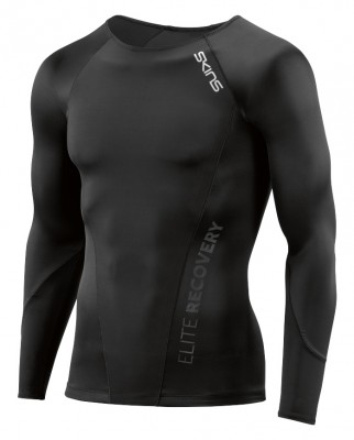 Skins Bio RY400 (DNAmic Elite) Mens Black Top Long Sleeve