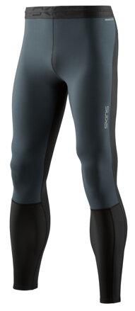 Skins DNAmic Thermal Windproof Mens Long Tights Black/Charcoal - termální kompresní kalhoty