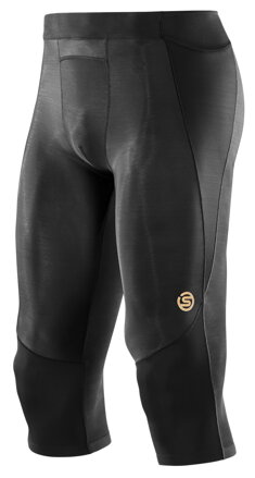 Skins A400  Black Mens 3/4 Tights - kompresní kalhoty