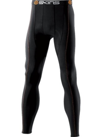 Skins  Snow Thermal  Mens  Black/Orange  Long Tights - termální kompresní kalhoty - pouze vel. XXL