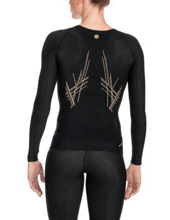 Skins A400 Womens Gold Top Long Sleeve - kompresní tričko - jen vel. FS