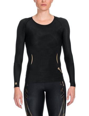 Skins A400 Womens Gold Top Long Sleeve - kompresní tričko - jen vel. FS