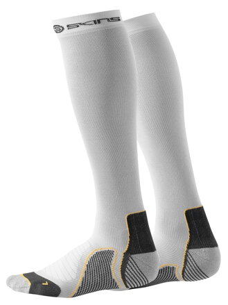 Skins Active Unisex White Compression Socks - pouze vel. XS a S