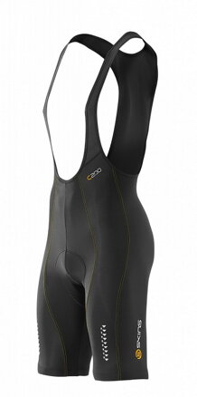 Skins C200 Mens Black/Yellow Bib Shorts - pouze vel. S