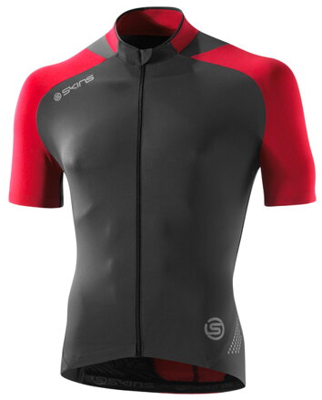 Skins Cycle Mens Red/Grey S/S Jersey