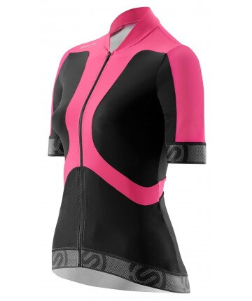Cycle Womens Black/Pink S/S Jersey Tremola - jen vel. S