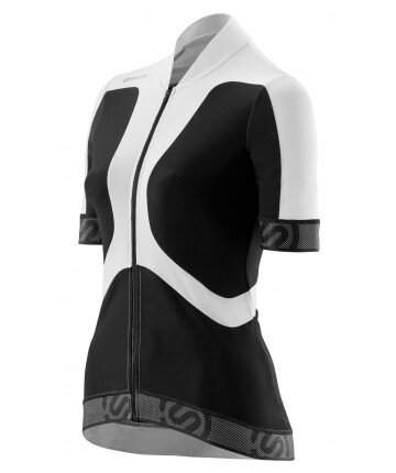 Cycle Womens Black/White S/S Jersey Tremola - jen vel. S