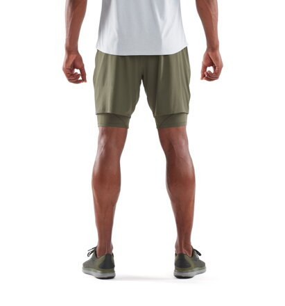 Skins DNAmic Mens Superpose Half Tights Utility - kompresní šortky