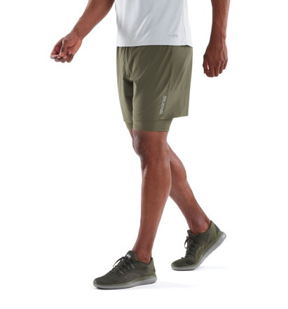 Skins DNAmic Mens Superpose Half Tights Utility - kompresní šortky