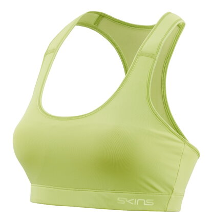 Skins DNAmic FLUX Sports Bra Fluro Apple