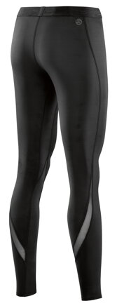 Skins DNAmic Womens Long Tights Black/Black - kompresní kalhoty