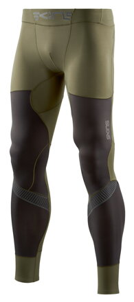 Skins DNAmic Ultimate (A400) Starlight Mens Long Tights Utility/Charcoal - kompresní kalhoty