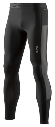 Skins DNAmic Thermal Mens Compression Long Tights Black/Charcoal - termální kompresní kalhoty