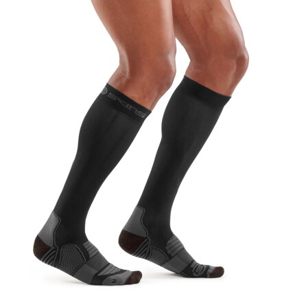Skins Essentials Mens Active Comp Socks  Black/Pewter - pouze vel. L