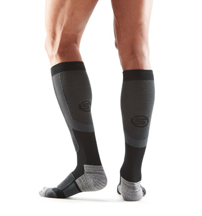 Skins Essentials Mens Comp Socks Active Thermal Black/Pewter