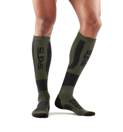 Skins Essentials Comp Socks Active Midw Black/Utility - pouze vel. L