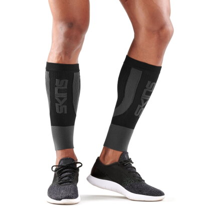 Skins Essentials Seamless Unisex Calftights Black/Pewter