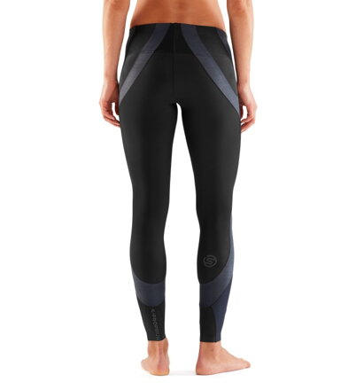 SKINS K-PROPRIUM Womens Compression Long Tights Charcoal/Black