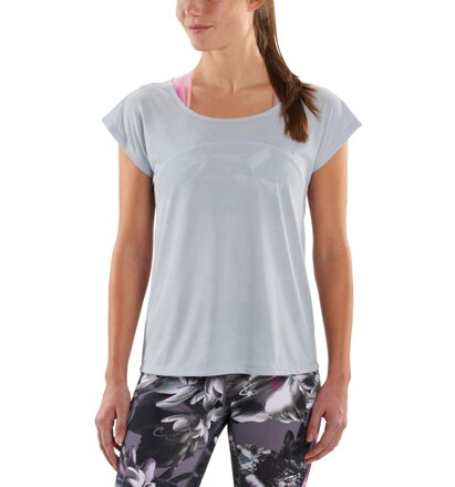 SKINS Plus Code Cap Womens S/S Top Sora/Marle