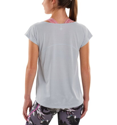 SKINS Plus Code Cap Womens S/S Top Sora/Marle