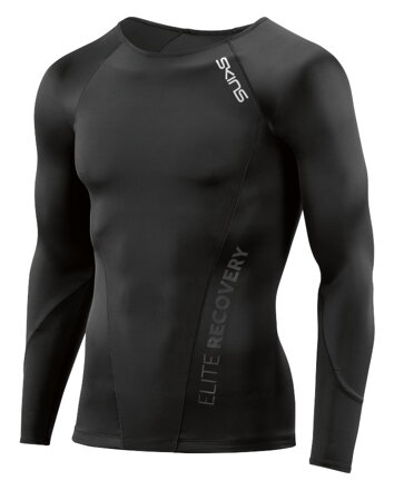 Skins Bio RY400 (DNAmic Elite) Mens Black Top Long Sleeve - pouze vel. L