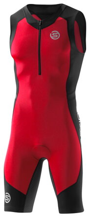 Skins TRI 400 Mens Black/Red Sleeveless Suit