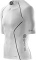Skins Bio A200 Mens White short sleeve top - kompresní triko