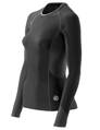 Skins Bio S400 - Thermal Womens Black/Graphite/White L/S Top - kompresní termální tričko