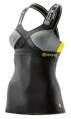 Skins DNAmic Womens Tank Top Black/Limoncello - kompresní tričko