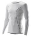 Skins DNAmic Mens Top Long Sleeve White - kompresní triko - jen vel. L