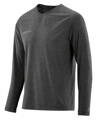 Skins Plus Micron Mens Long Sleeve Tee Black/Marle - běžecké tričko