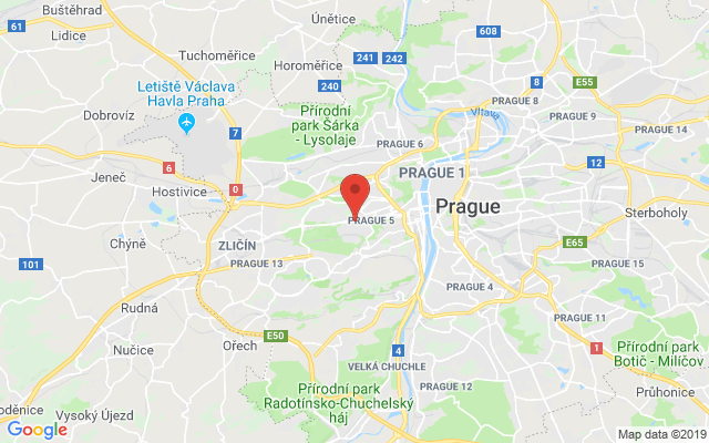 Google map: Suchý vršek 33, 15800, Praha 5
